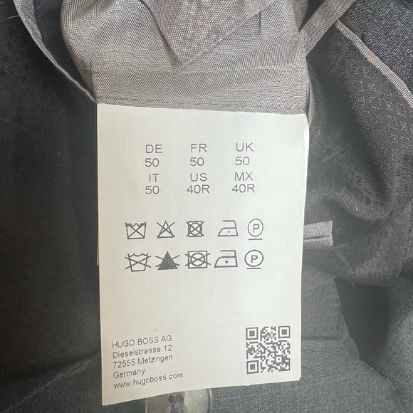 HUGO BOSS Johnstons Lenon Suit Jacket Blazer Sports Coat 40R - Picture 8 of 15